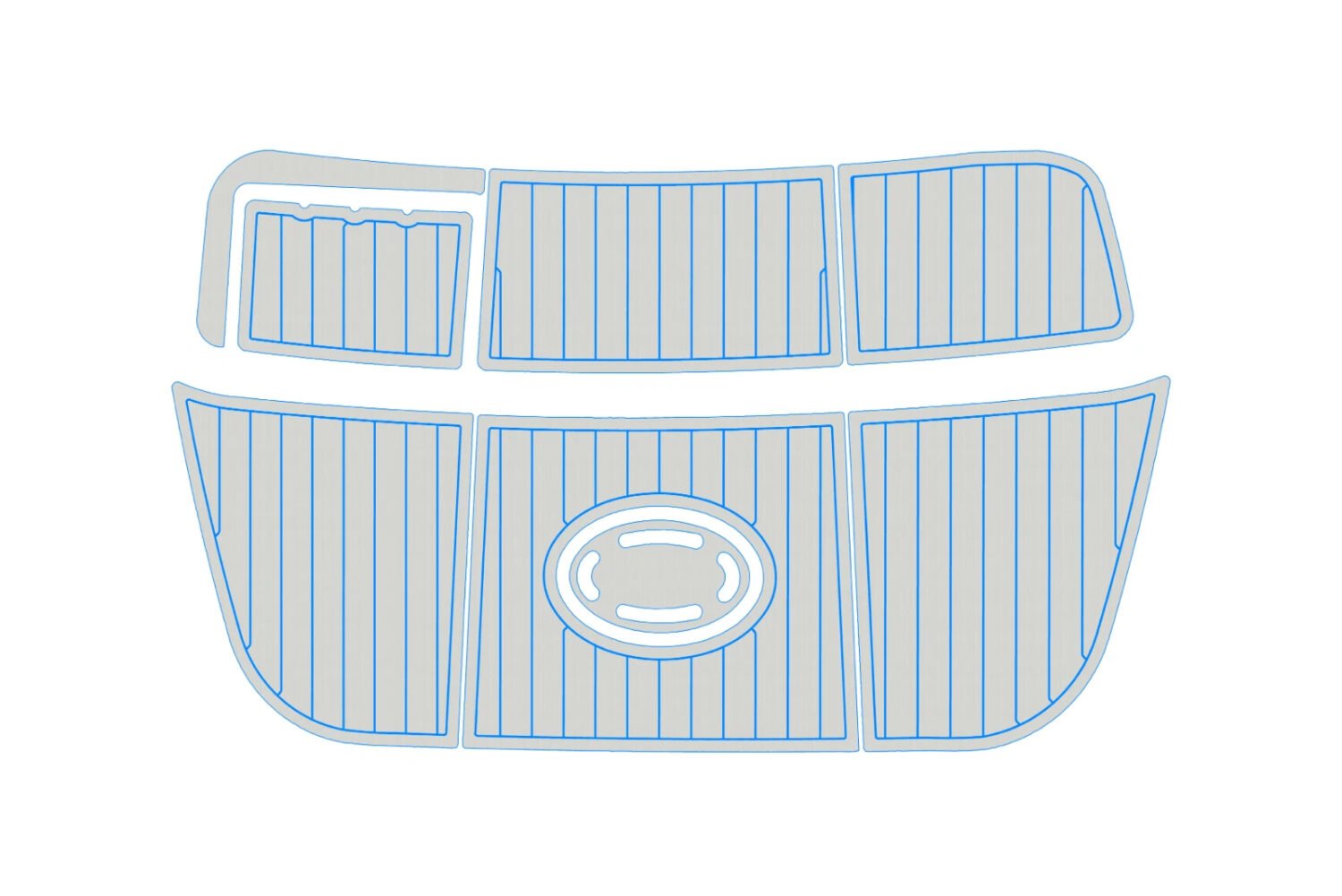 1 Kit EVA foam marine floor 1992-2006 Crownline 225 BR SP