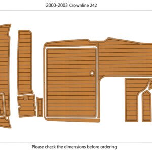 1 Kit EVA foam marine floor 2000-2003 Crownline 242 CR