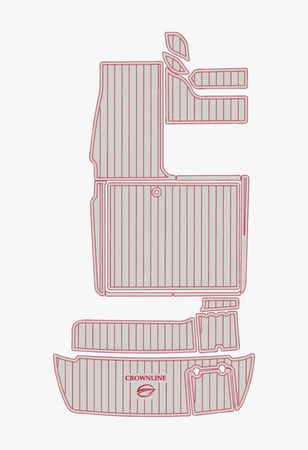 EVA foam marine floor 2000-2003 Crownline 242 CR (10) 1 Kit EVA foam marine floor 2000-2003 Crownline 242 CR