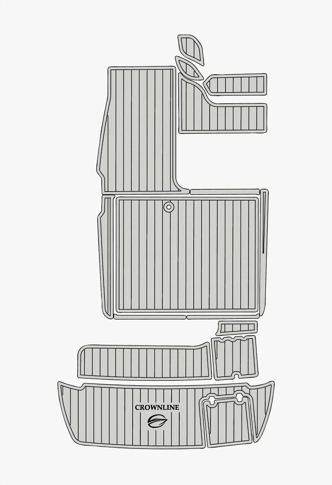 1 Kit EVA foam marine floor 2000-2003 Crownline 242 CR