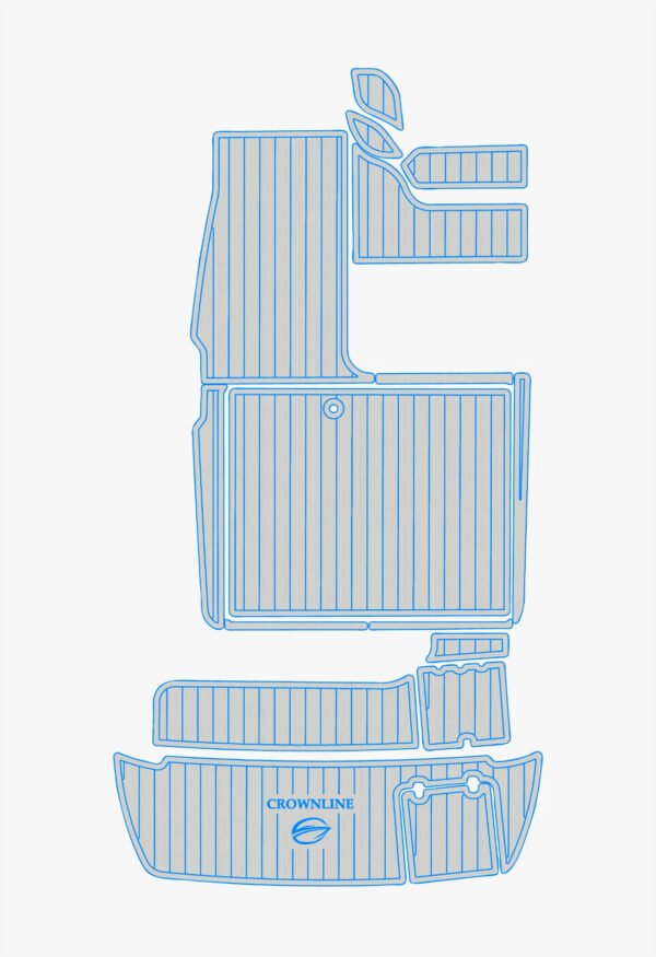 EVA foam marine floor 2000-2003 Crownline 242 CR (9) 1 Kit EVA foam marine floor 2000-2003 Crownline 242 CR