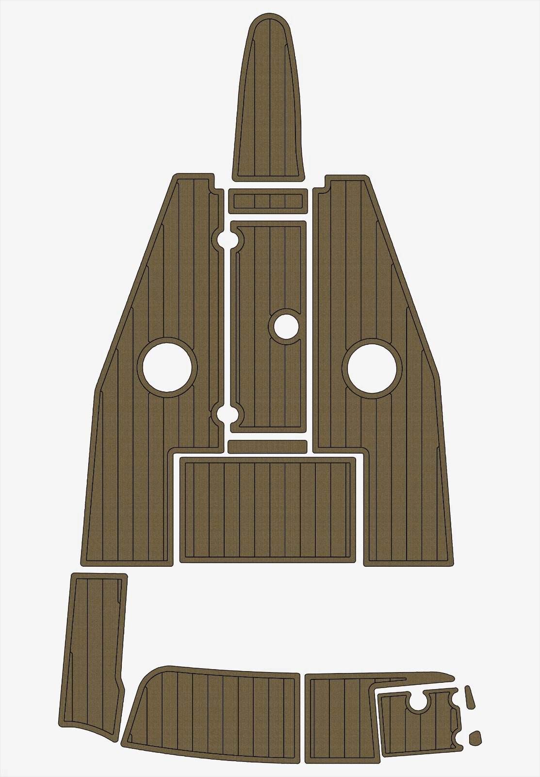 EVA foam marine floor 2006 Crownline 190 LS (10) 1 Kit EVA foam marine floor 2006 Crownline 190 LS