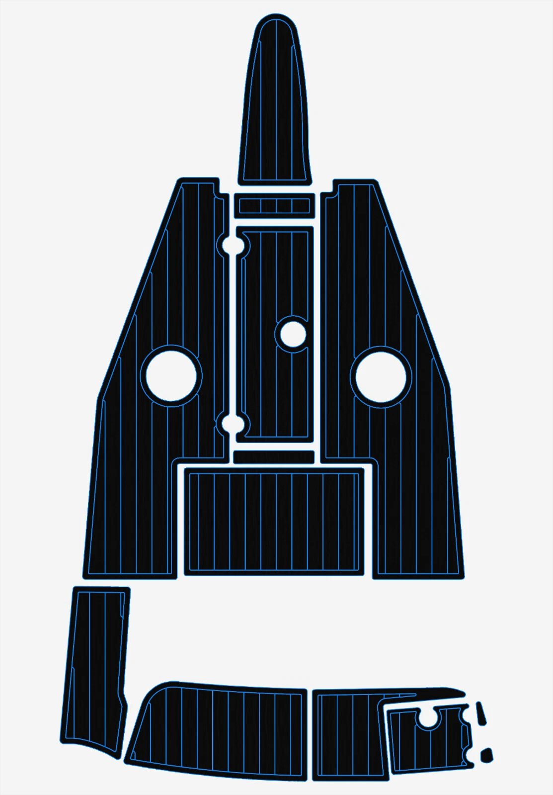 EVA foam marine floor 2006 Crownline 190 LS (3) 1 Kit EVA foam marine floor 2006 Crownline 190 LS