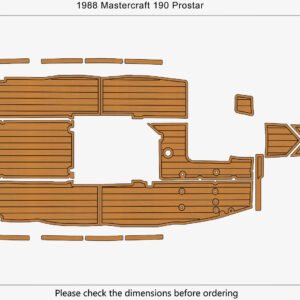 1 Kit EVA foam marine flooring 1988-1989 Mastercraft 190 Prostar