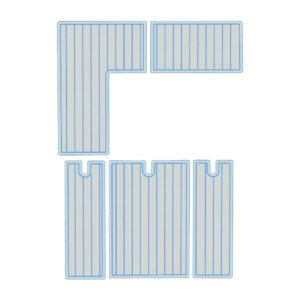 EVA foam marine flooring 1992-1997 Crownline 250 CR (16) 1 Kit EVA foam marine flooring 1992-1997 Crownline 250 CR