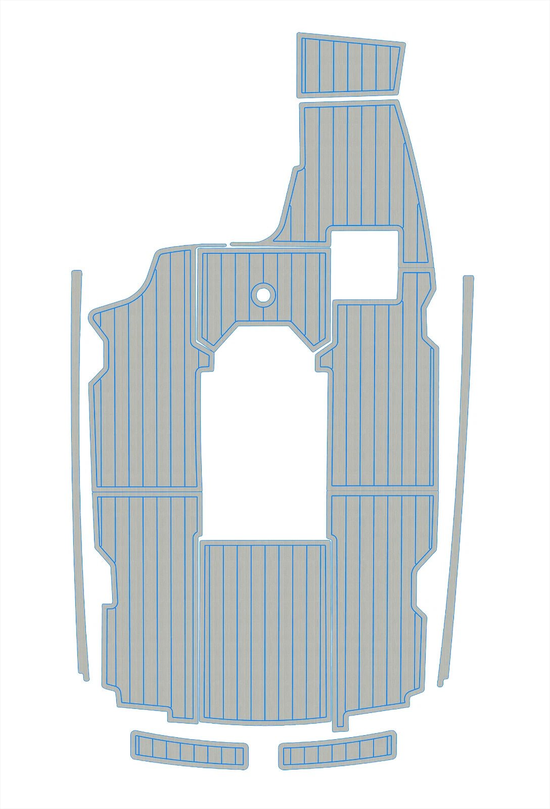 1 kit EVA foam marine flooring 1994 Mastercraft Prostar