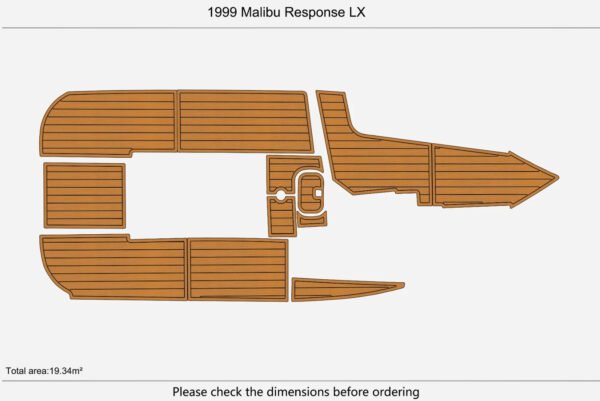 EVA foam marine flooring 1999 Malibu Response LX (1) 1 Kit EVA foam marine flooring 1999 Malibu Response LX
