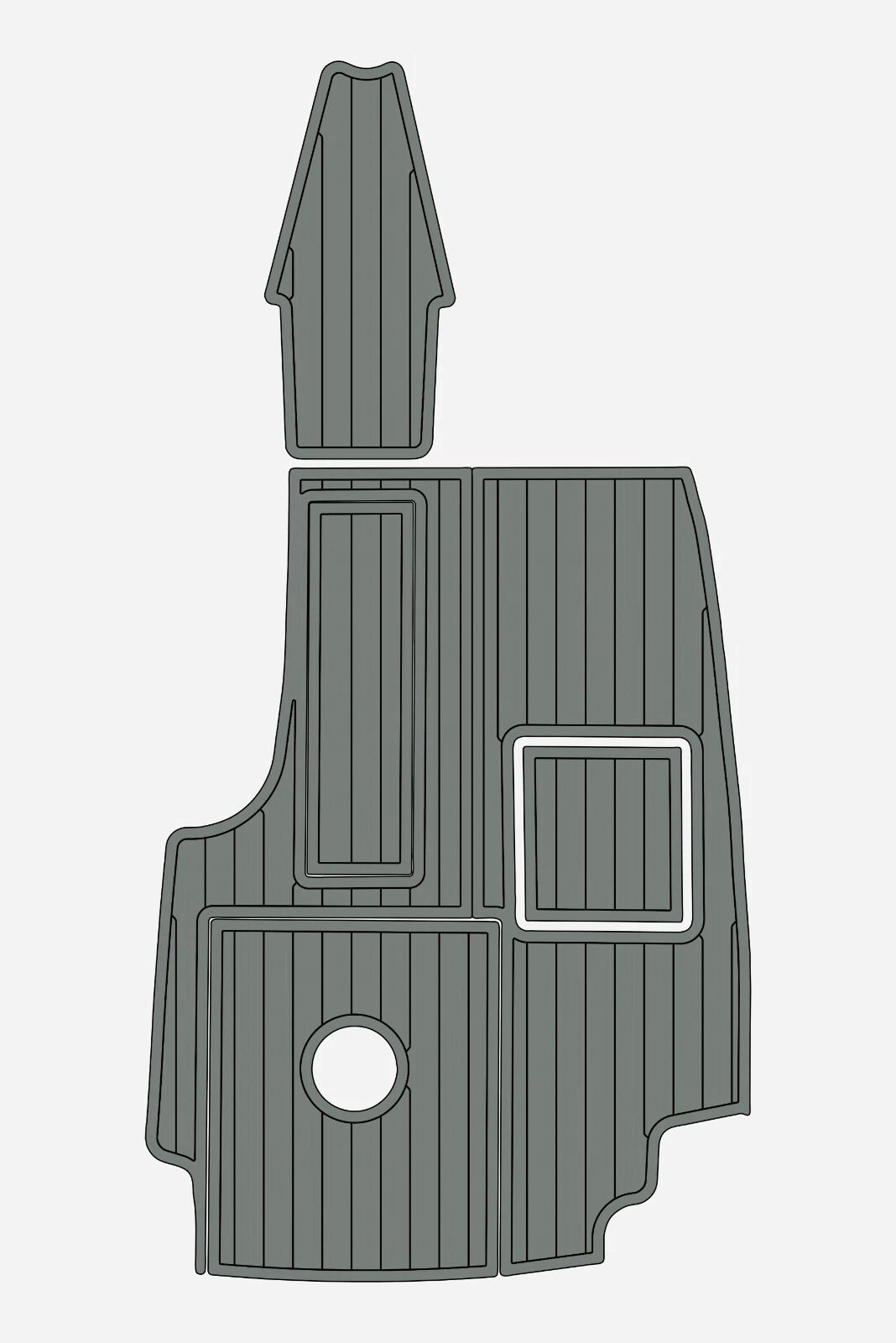 EVA foam marine flooring 2000-2001 Mastercraft 205V (11) 1 Kit EVA foam marine flooring 2000-2001 Mastercraft 205V