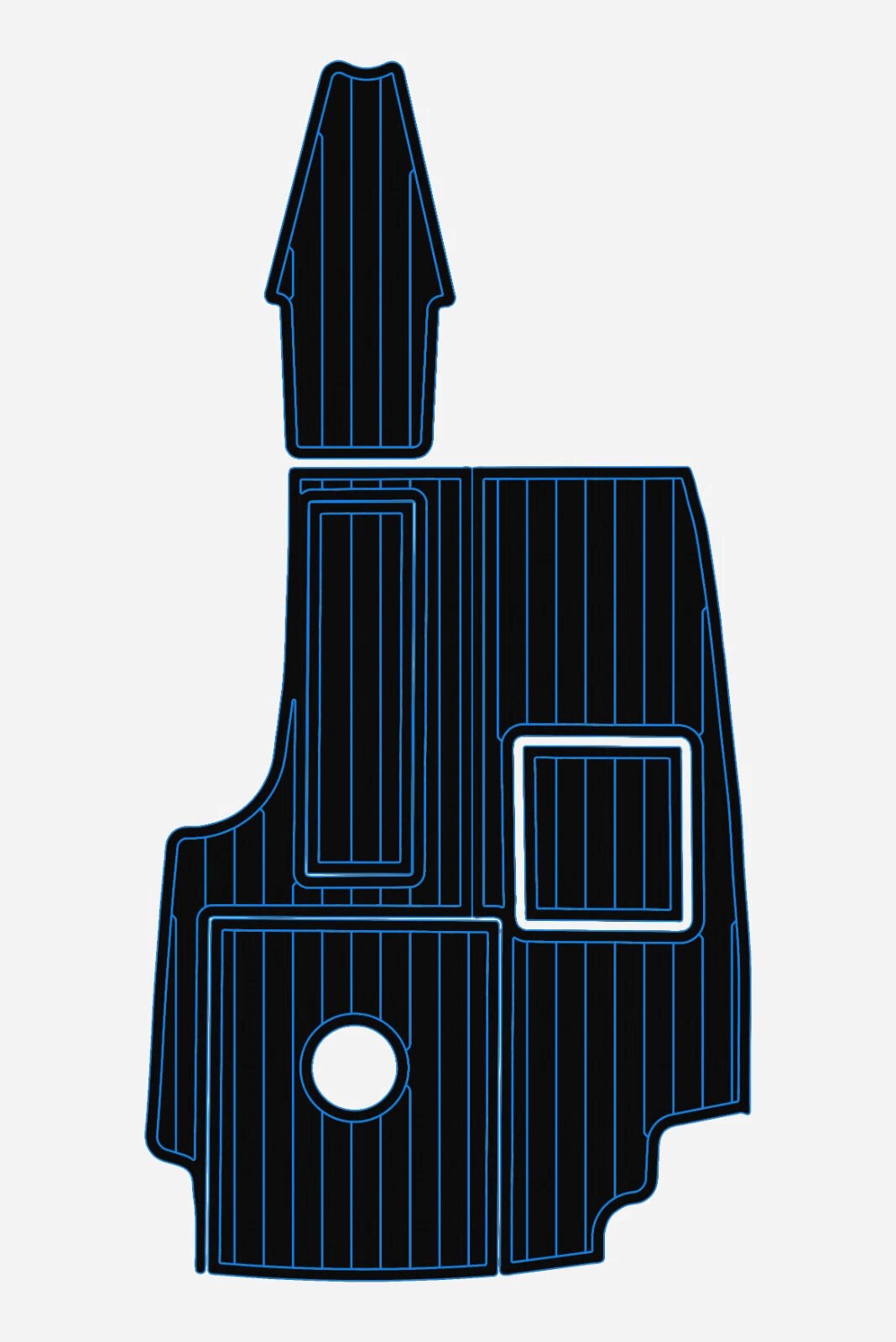 EVA foam marine flooring 2000-2001 Mastercraft 205V (2) 1 Kit EVA foam marine flooring 2000-2001 Mastercraft 205V