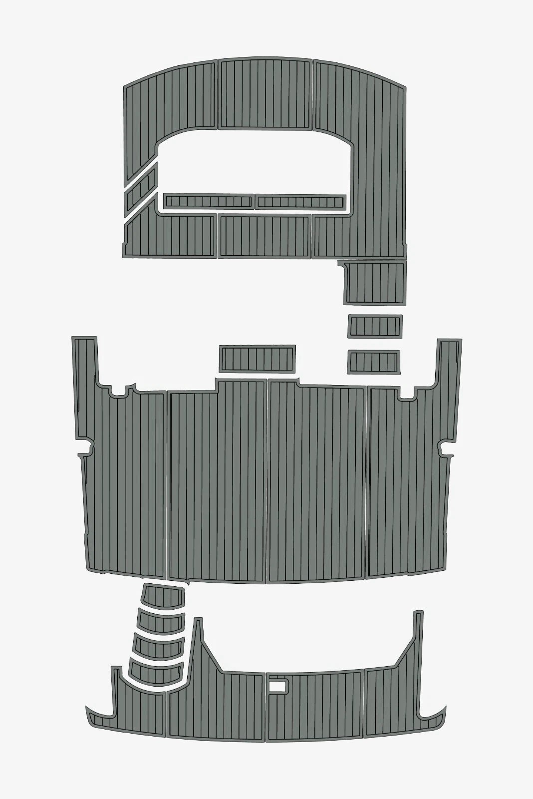 1 Kit EVA foam marine flooring 2000-2002 Carver 356