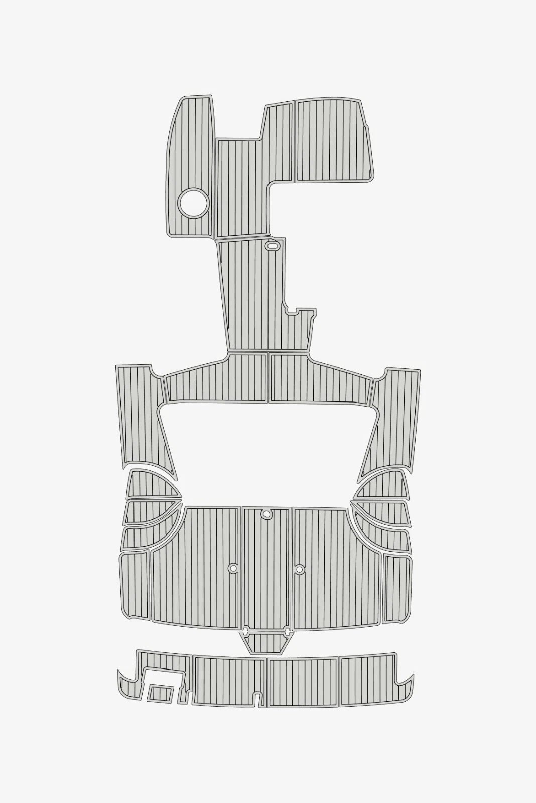 1 Kit EVA foam marine flooring 2000 Carver 350 Mariner