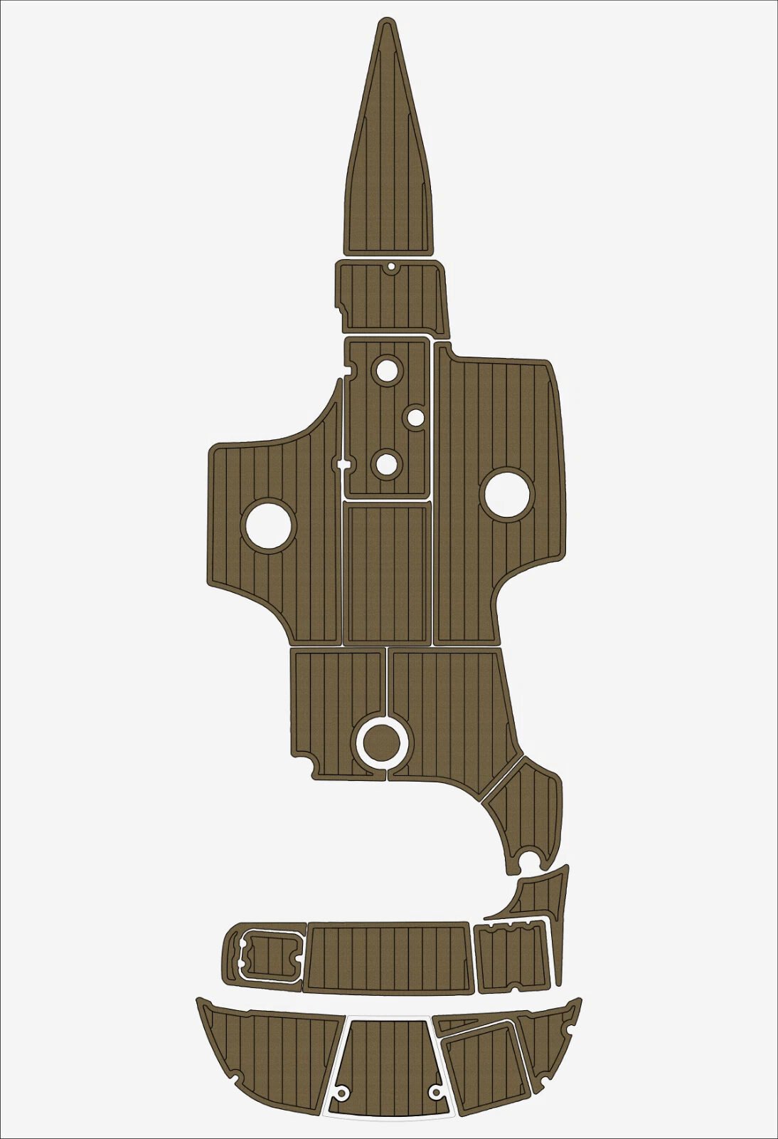 EVA foam marine flooring 2001-2005 crownline 230 BR (11) 1 Kit EVA foam marine flooring 2001-2005 crownline 230 BR