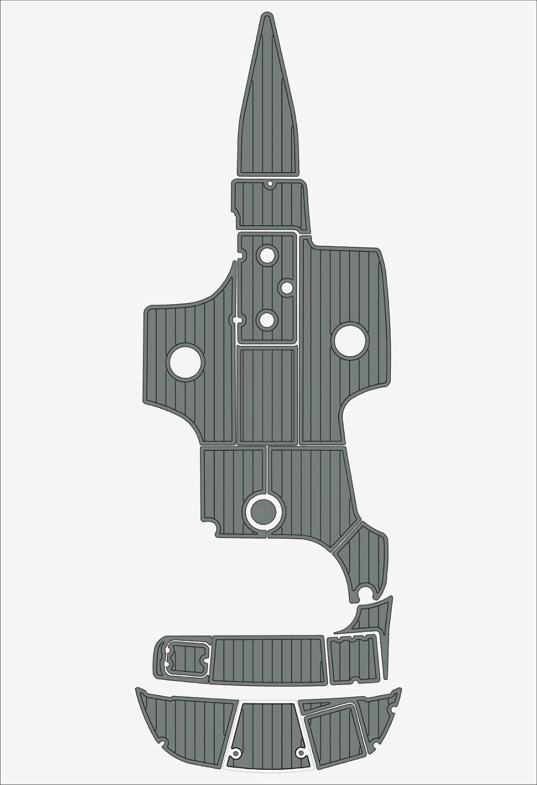 EVA foam marine flooring 2001-2005 crownline 230 BR (12) 1 Kit EVA foam marine flooring 2001-2005 crownline 230 BR