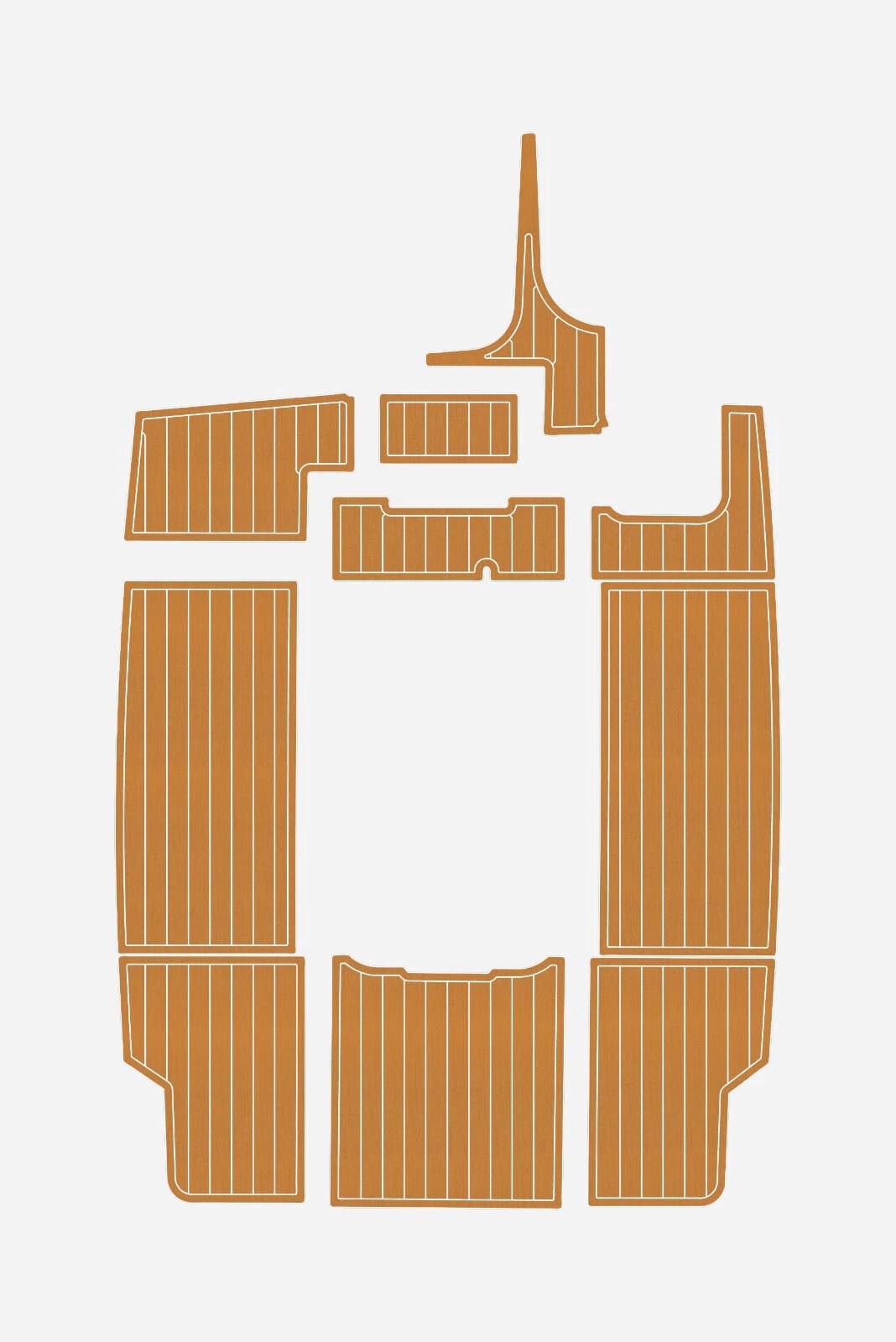 1 kit EVA foam marine flooring 2002 Mastercraft 190