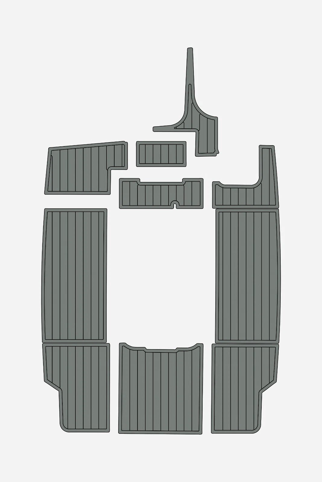 1 kit EVA foam marine flooring 2002 Mastercraft 190