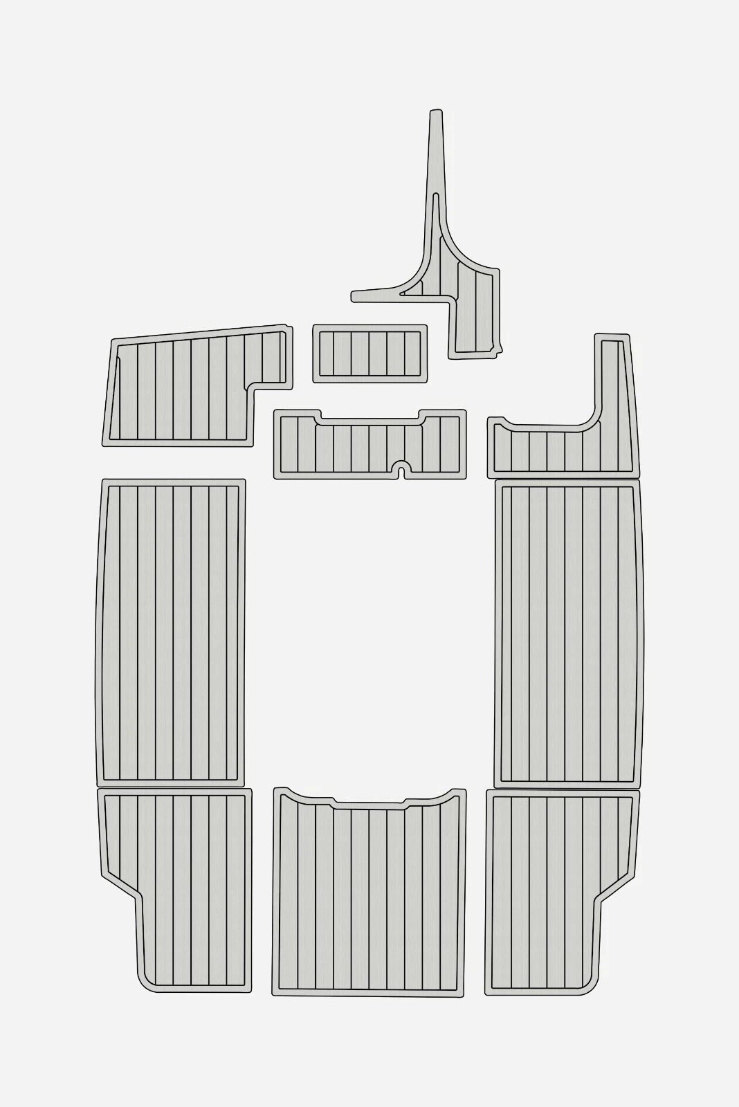 1 kit EVA foam marine flooring 2002 Mastercraft 190