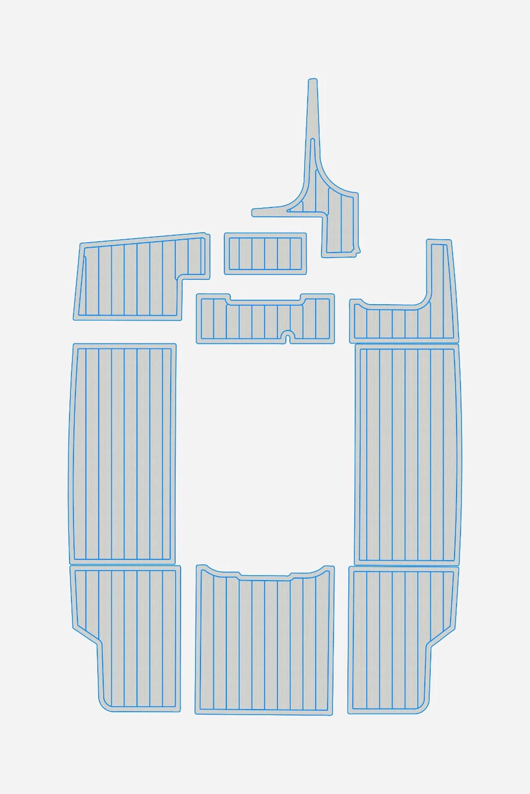 1 kit EVA foam marine flooring 2002 Mastercraft 190