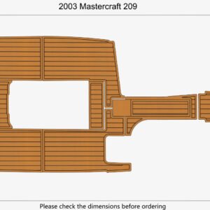 EVA foam marine flooring 2003 Mastercraft 209 (1) 1 Kit EVA foam marine flooring 2003 Mastercraft 209