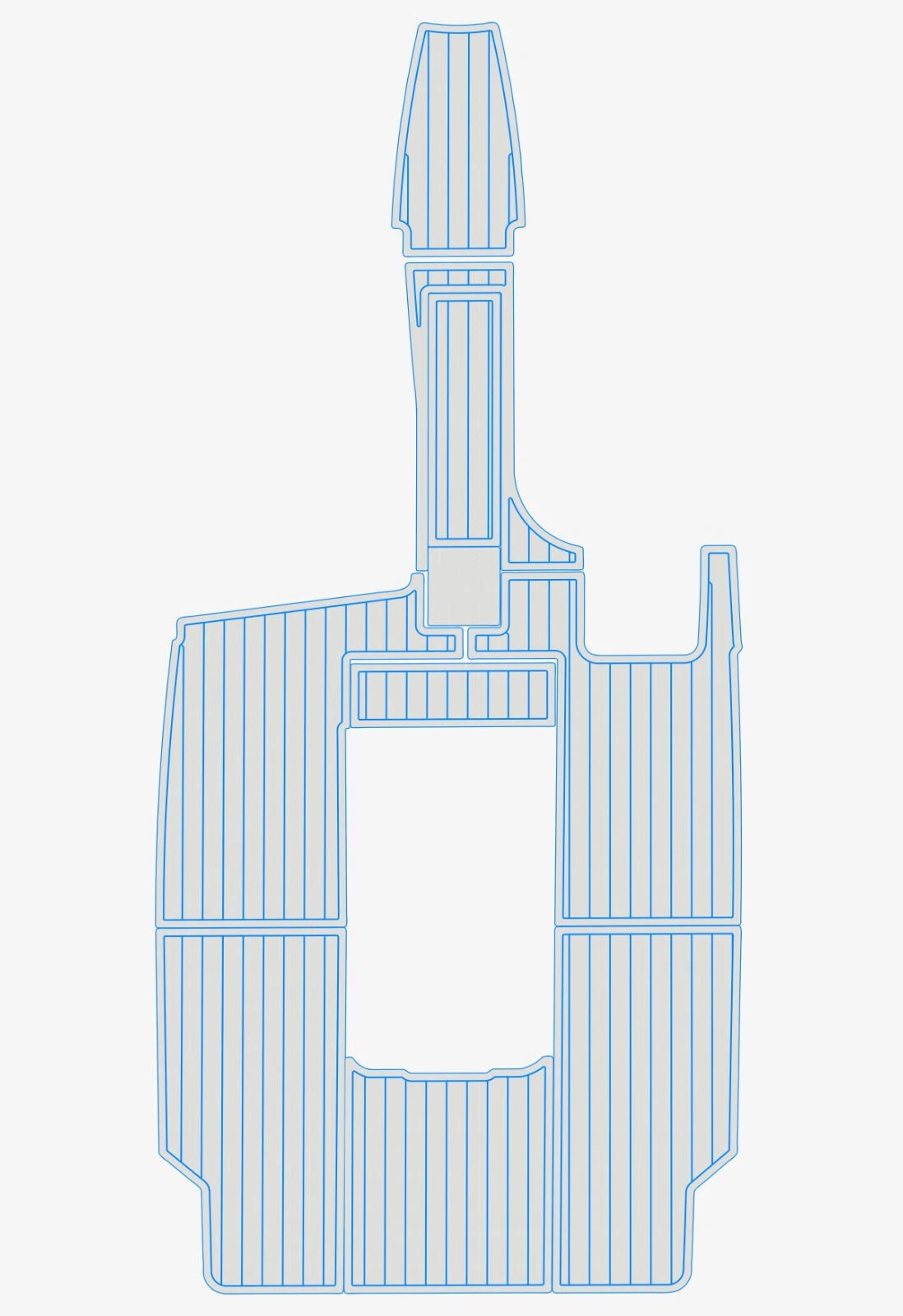 EVA foam marine flooring 2003 Mastercraft 209 (15) 1 Kit EVA foam marine flooring 2003 Mastercraft 209