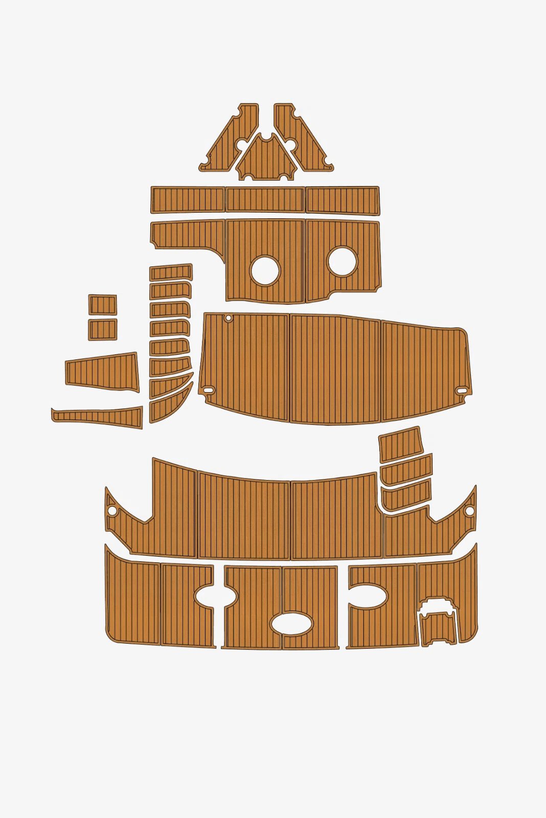 EVA foam marine flooring 2004-2006 Carver 59 Marquis (1) 1 Kit EVA foam marine flooring 2004-2006 Carver 59 Marquis