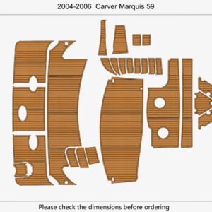EVA foam marine flooring 2004-2006 Carver 59 Marquis (2) 1 Kit EVA foam marine flooring 2004-2006 Carver 59 Marquis