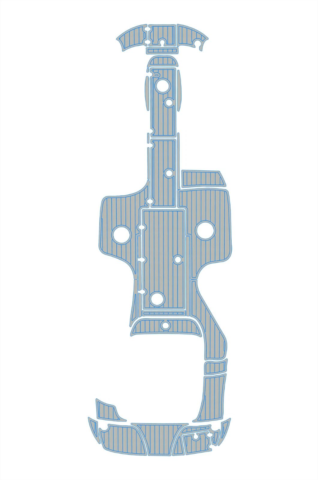 1 Kit EVA foam marine flooring 2004-2010 Crownline 240 EX