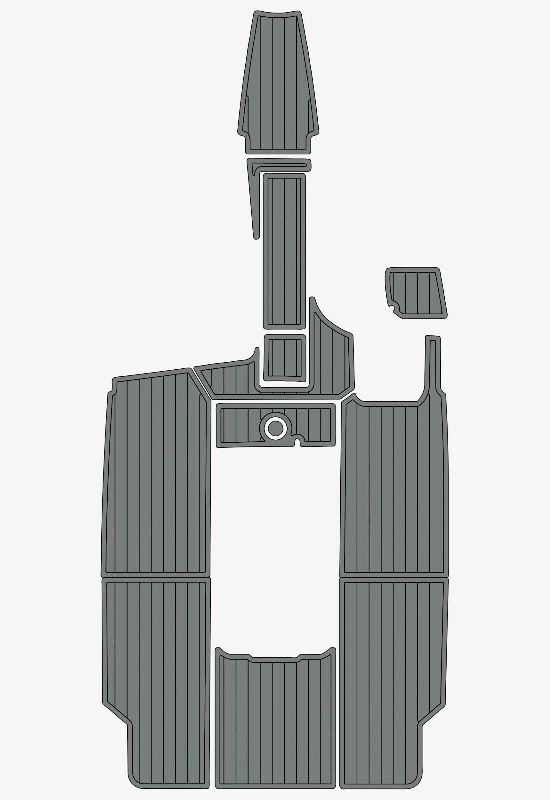 EVA foam marine flooring 2004 Mastercraft 209 X9 (12) 1 Kit EVA foam marine flooring 2004 Mastercraft 209 X9