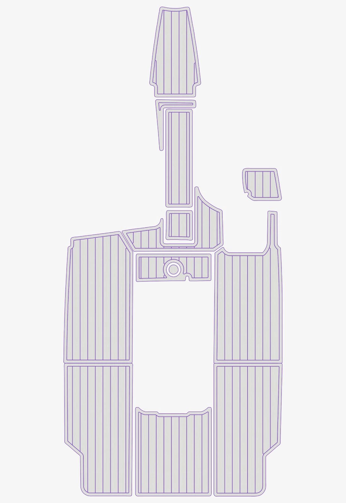 EVA foam marine flooring 2004 Mastercraft 209 X9 (16) 1 Kit EVA foam marine flooring 2004 Mastercraft 209 X9