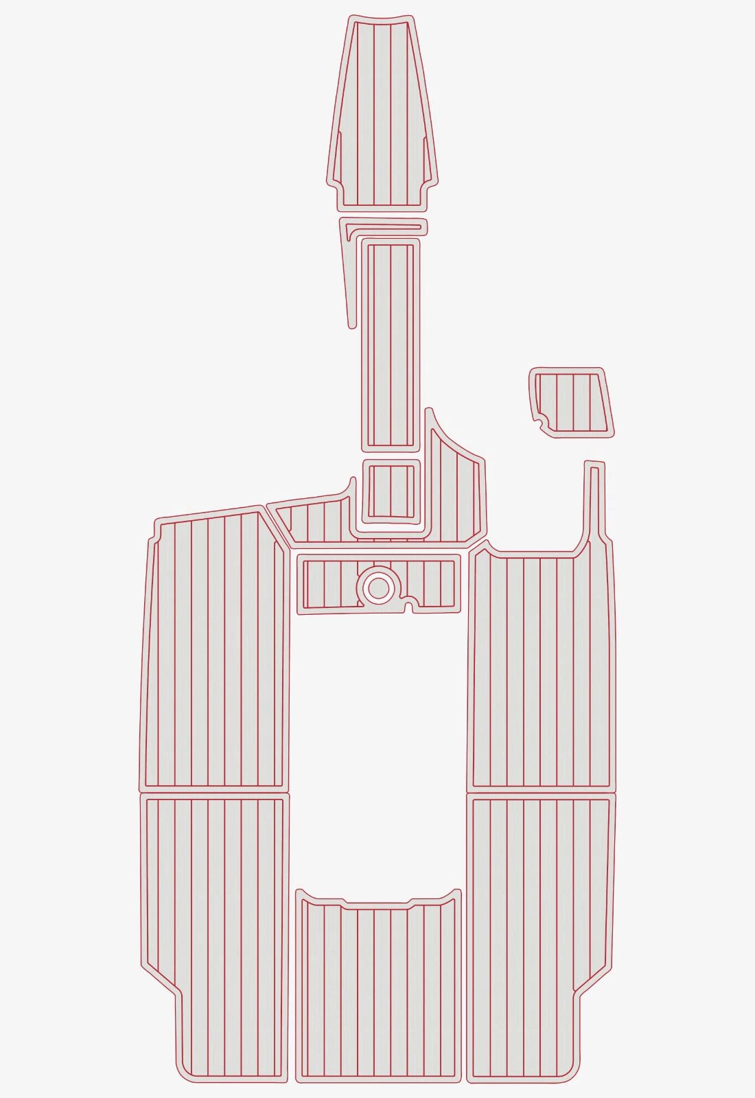 EVA foam marine flooring 2004 Mastercraft 209 X9 (17) 1 Kit EVA foam marine flooring 2004 Mastercraft 209 X9