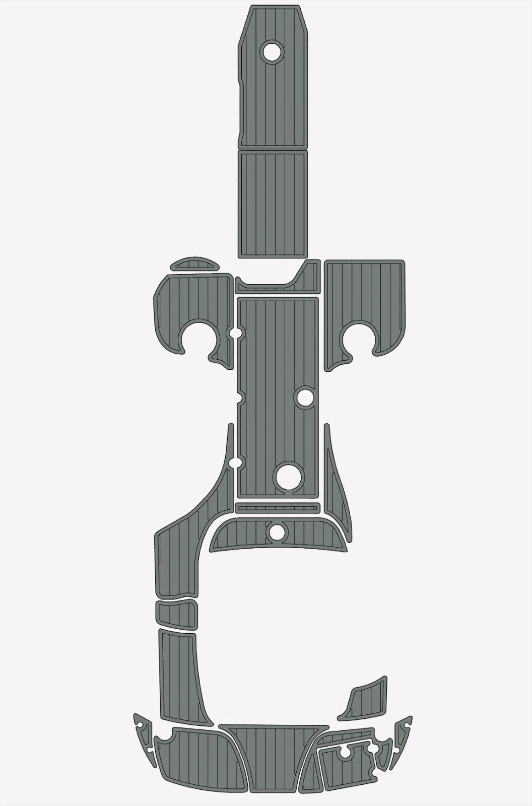 1 Kit EVA foam marine flooring 2005-2009 Crownline 275 CCR