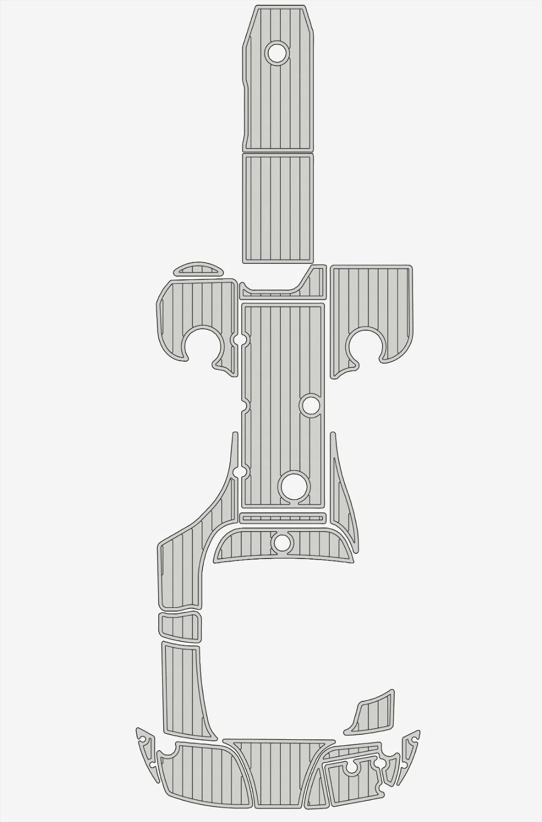 1 Kit EVA foam marine flooring 2005-2009 Crownline 275 CCR