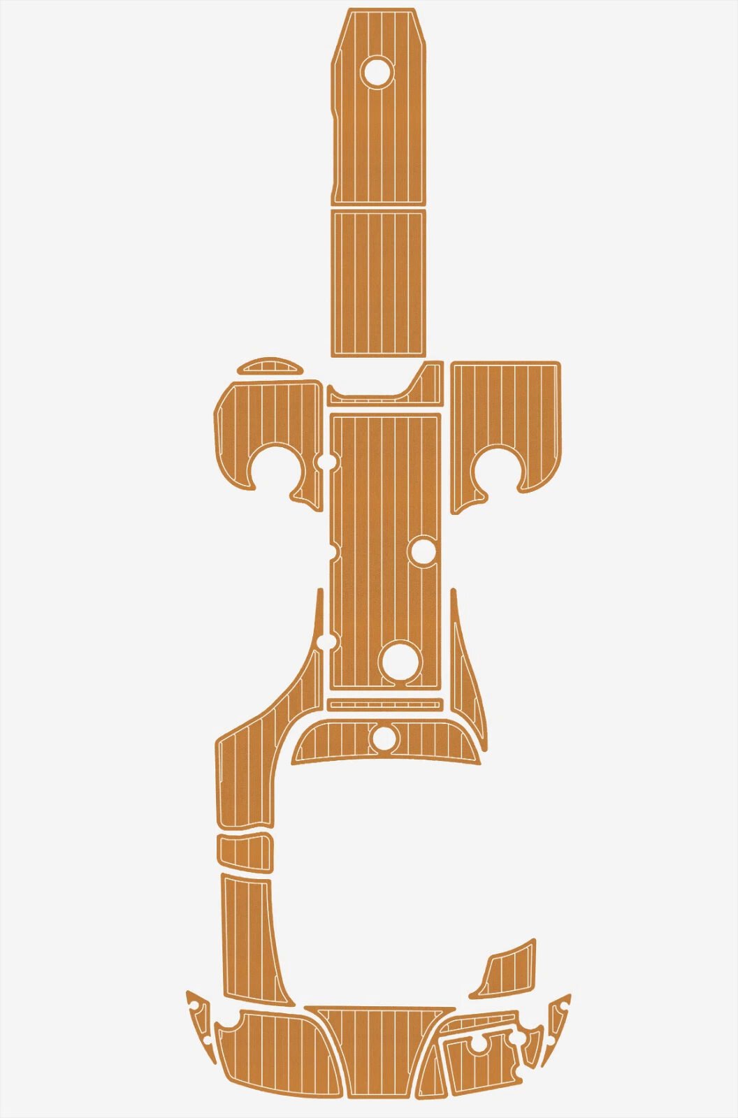 1 Kit EVA foam marine flooring 2005-2009 Crownline 275 CCR