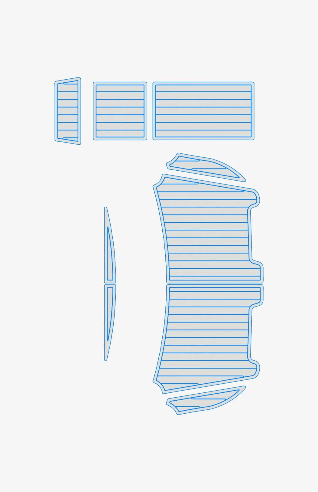 EVA foam marine flooring 2005 MasterCraft 280 X-STAR (15) 1 Kit EVA foam marine flooring 2005 MasterCraft 280 X-STAR