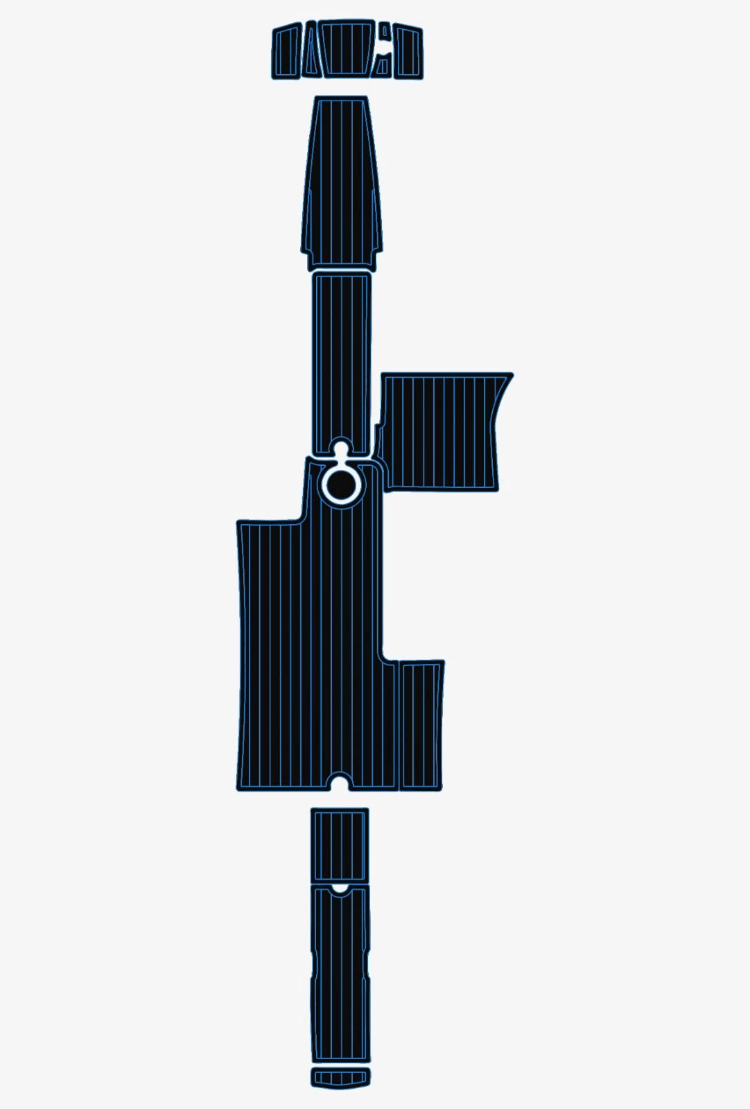 EVA foam marine flooring 2005 Mastercraft Maristar (3) 1 Kit EVA foam marine flooring 2005 Mastercraft Maristar