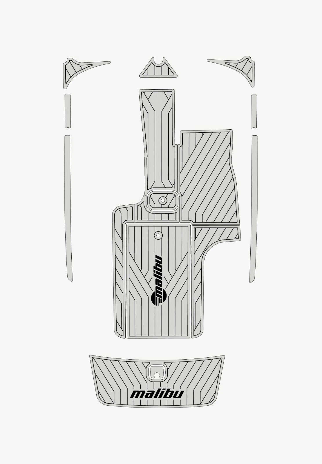 EVA foam marine flooring 2005 malibu 23 LSV (14) 1 Kit EVA foam marine flooring 2005 malibu 23 LSV