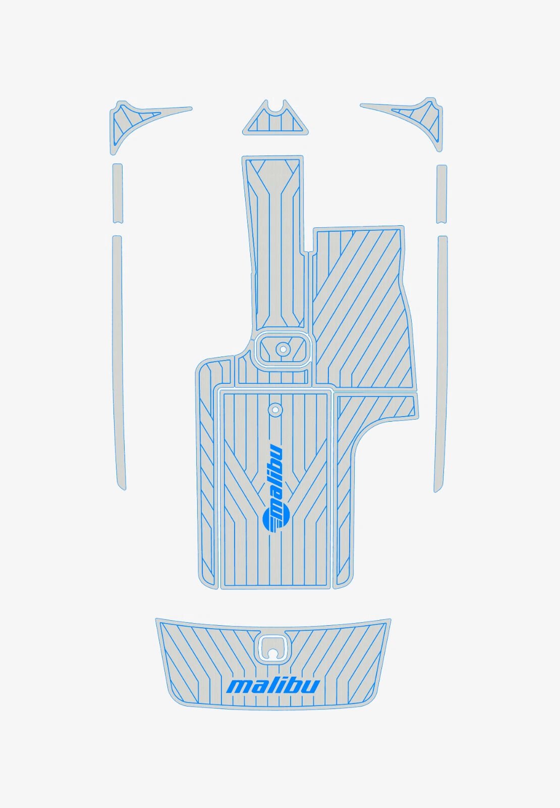 EVA foam marine flooring 2005 malibu 23 LSV (15) 1 Kit EVA foam marine flooring 2005 malibu 23 LSV
