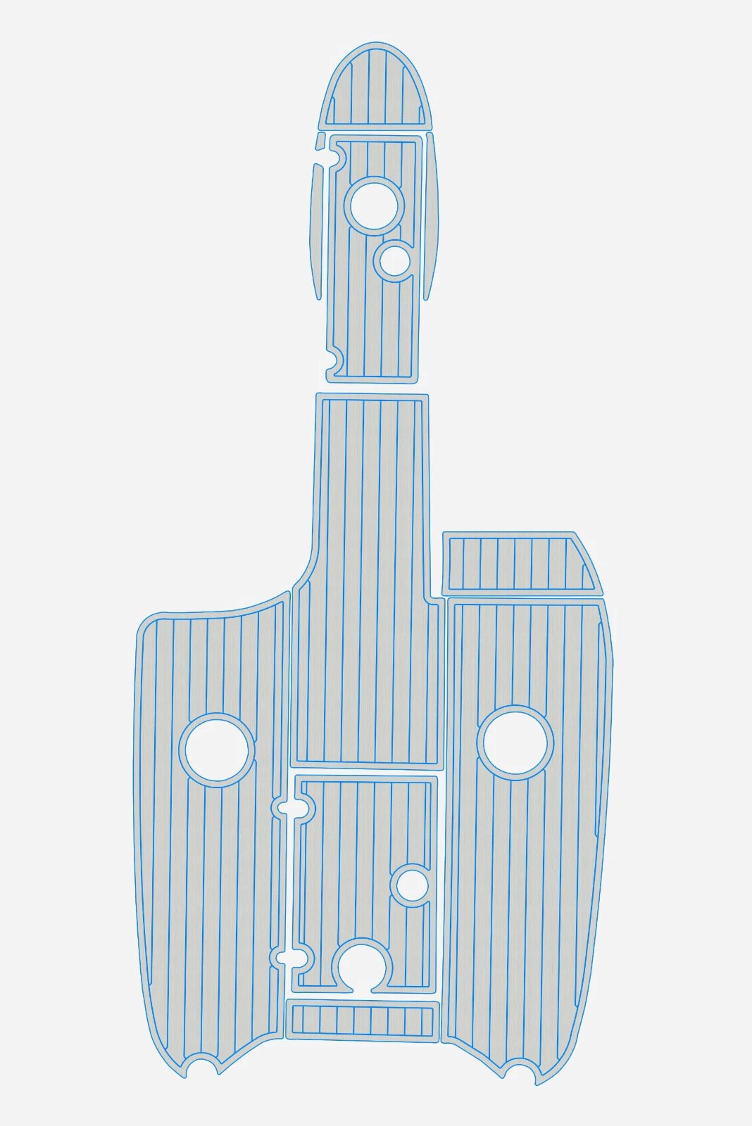 EVA foam marine flooring 2006-2008 Crownline 260 LS (9) 1 Kit EVA foam marine flooring 2006-2008 Crownline 260 LS