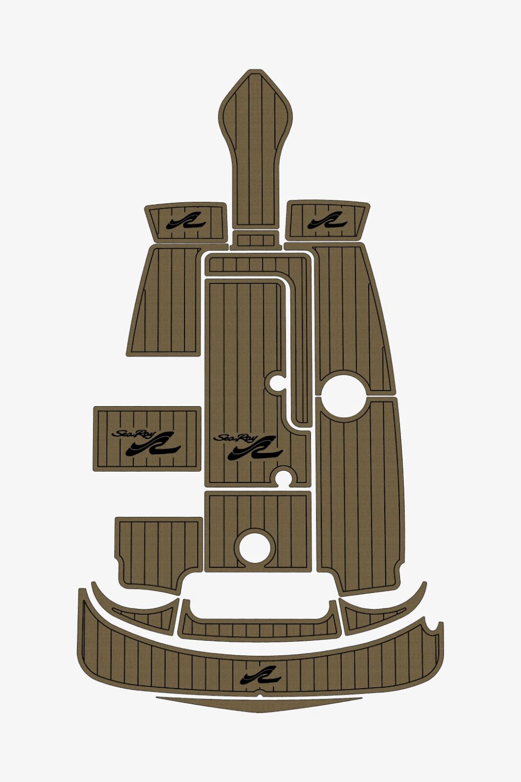 EVA foam marine flooring 2006-2009 Sea Ray 175 Sport (5) 1 Kit EVA foam marine flooring 2006-2009 Sea Ray 175 Sport