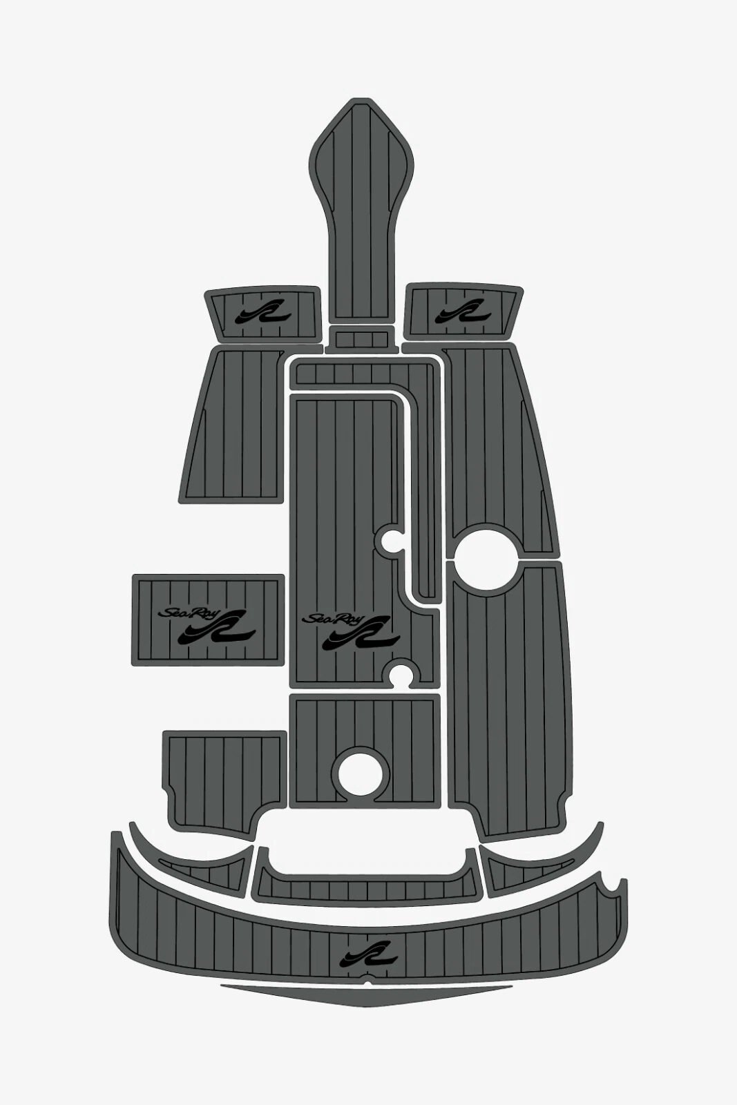EVA foam marine flooring 2006-2009 Sea Ray 175 Sport (6) 1 Kit EVA foam marine flooring 2006-2009 Sea Ray 175 Sport