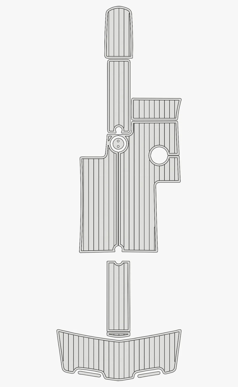 EVA foam marine flooring 2006-2010 Mastercraft X30 (14) 1 kit EVA foam marine flooring 2006-2010 Mastercraft X30