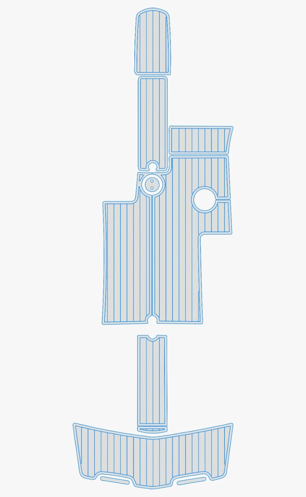 EVA foam marine flooring 2006-2010 Mastercraft X30 (15) 1 kit EVA foam marine flooring 2006-2010 Mastercraft X30