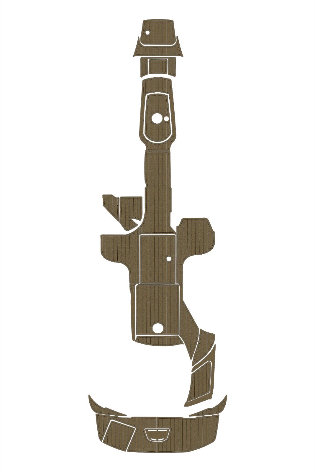 1 Kit EVA foam marine flooring 2007-2008 Sea Ray 260 Sundeck