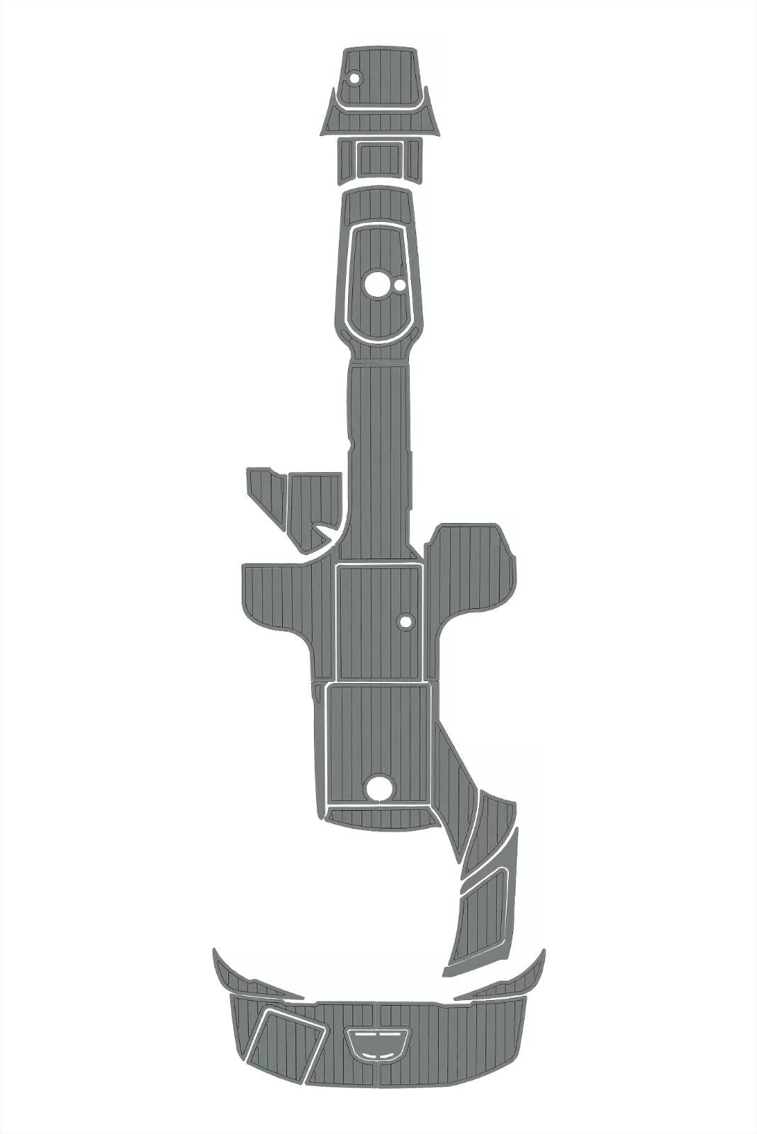 1 Kit EVA foam marine flooring 2007-2008 Sea Ray 260 Sundeck