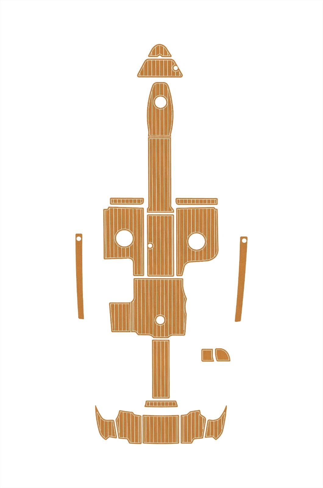 1 Kit EVA foam marine flooring 2007-2015 Sea Ray 270 SLX