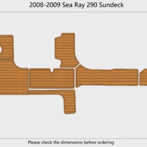 1 Kit EVA foam marine flooring 2008-2009 Sea Ray 290 Sundeck