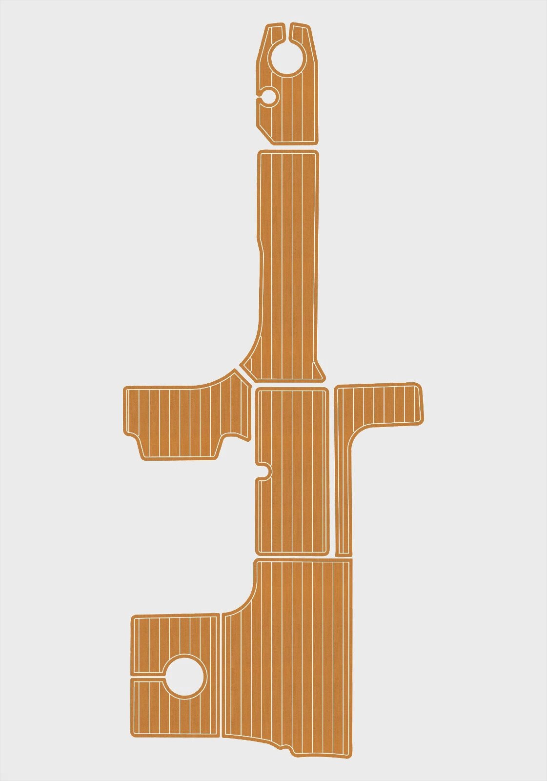 1 Kit EVA foam marine flooring 2008-2009 Sea Ray 290 Sundeck