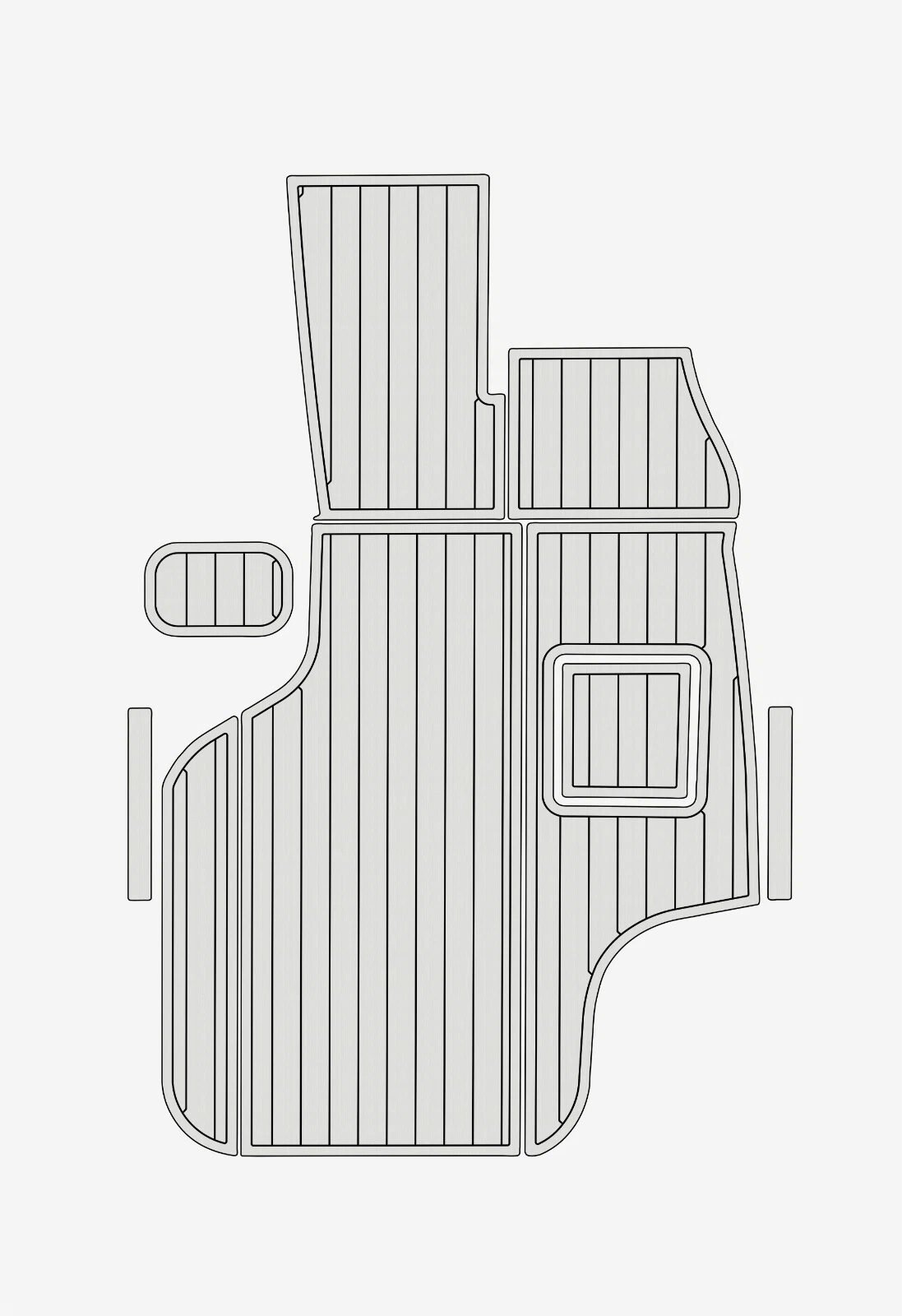EVA foam marine flooring 2008 Malibu 20 VTX (14) 1 Kit EVA foam marine flooring 2008 Malibu 20 VTX