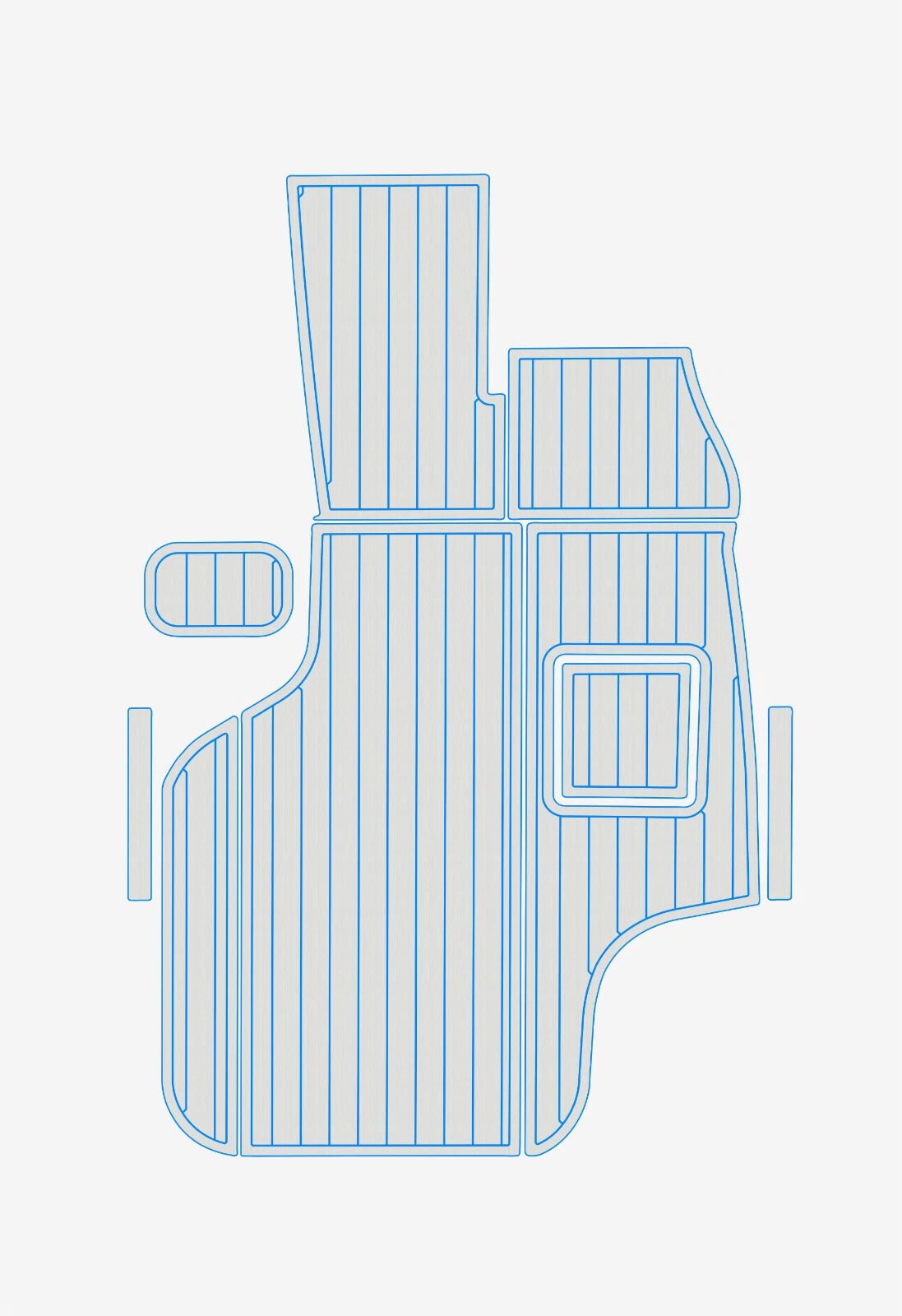 EVA foam marine flooring 2008 Malibu 20 VTX (15) 1 Kit EVA foam marine flooring 2008 Malibu 20 VTX