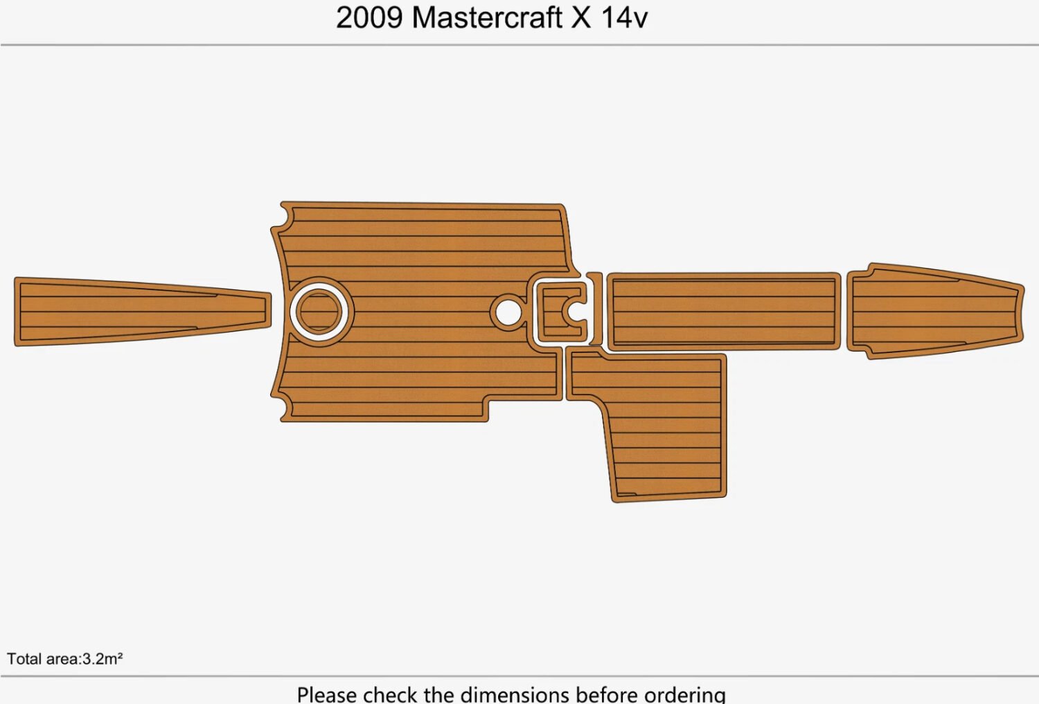EVA foam marine flooring 2009 Mastercraft X14v (1) 1 Kit EVA foam marine flooring 2009 Mastercraft X14v