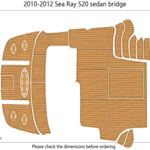 1 kit EVA foam marine flooring 2010-2012 Sea Ray 520 sedan bridge